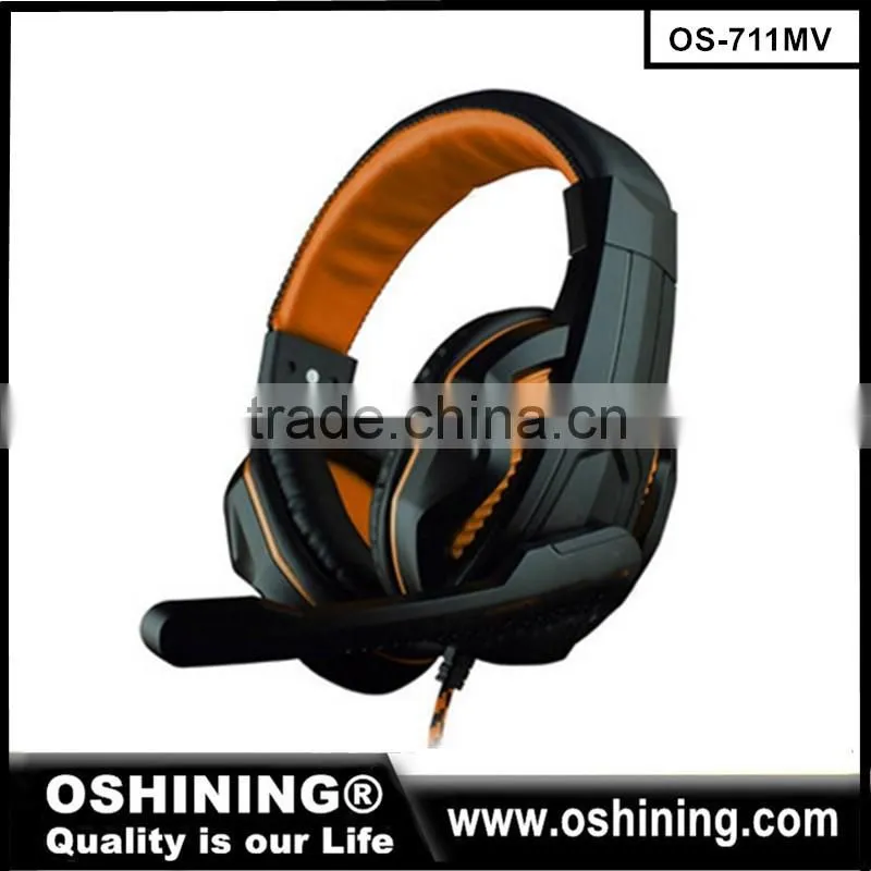Wholesale New fashion computer gaming headphone with LED (OS-888MV)