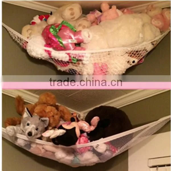Top quality Toy storage Hanging Hammock Net Organizer Stuffed Animals