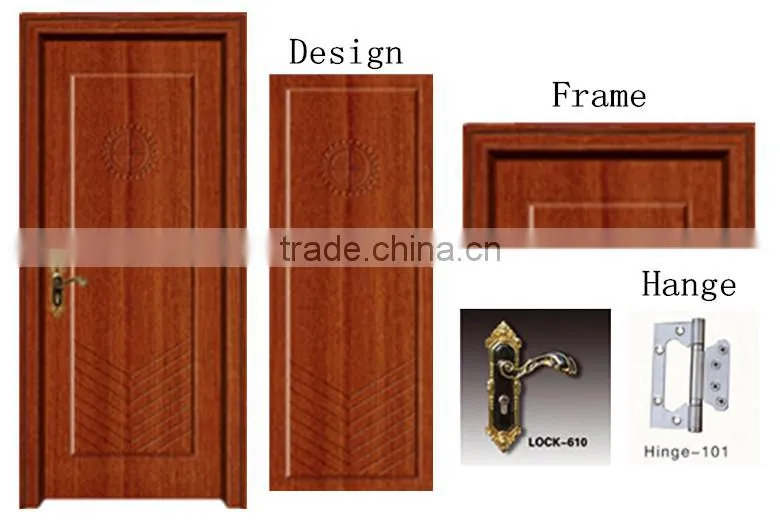 hot product home office design wooden armor door