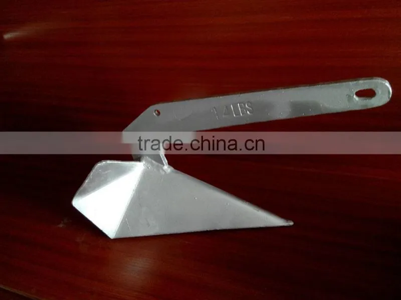 Stock Embedded Small Yacht Delta Anchor
