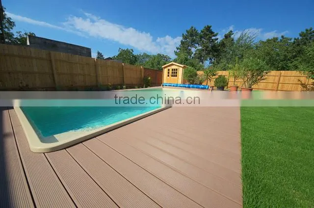2015 Outdoor Composite Hollow WPC Flooring 150x25mm with CE