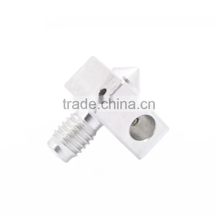 1.75mm/3mm Aluminum Nozzle Heat Block Extrusion head for 3D Printer DIY