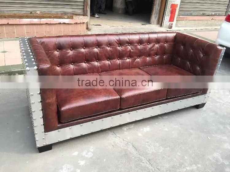 Aluminium Sheet 3 seater sofa