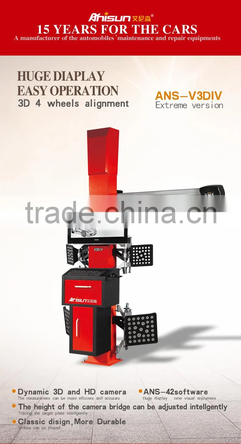 auto workshop equipment 3d launch wheel alignment machine price for sale