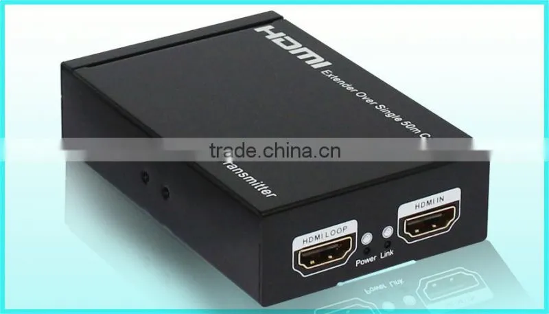 Factory price HDMI baluns Over single 50m/164ft UTP Supports HDMI1.4 with 3D,ARC function