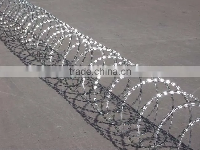 barbed concertina wire / razor sharp wire/ factory in China