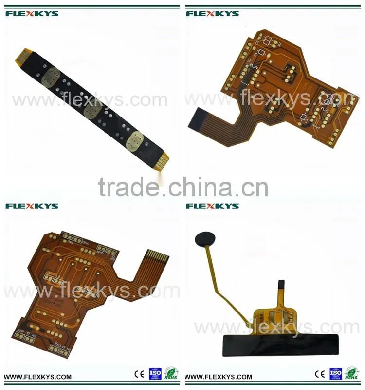 Black cover flex FPC flexible printed circuit cable with connector