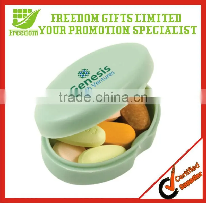 Promotional Printed Logo Pill Box Keyring