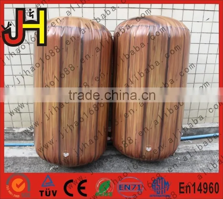 2016 New Design Inflatable Wood Paintball Bunkers For Shooting Game