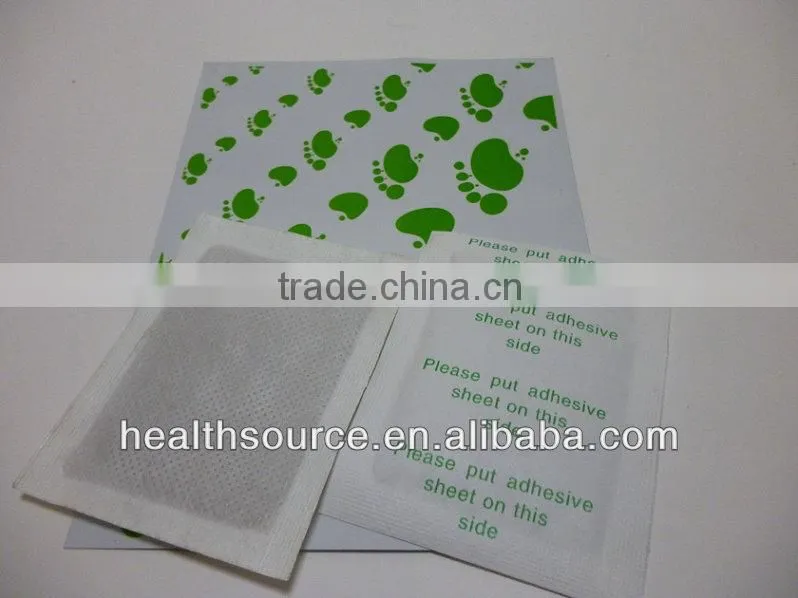 2012 made in china new products-golden Al-foil detox foot patch