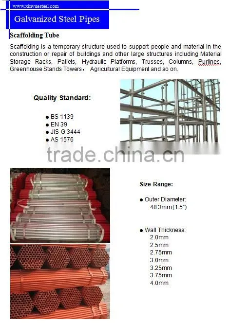 ASTM Grade carbon steel pipe/tube for natural gas and oil