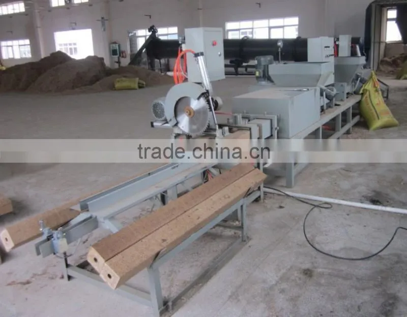 Best price wood sawdust block press machine/wood sawdust block making machine