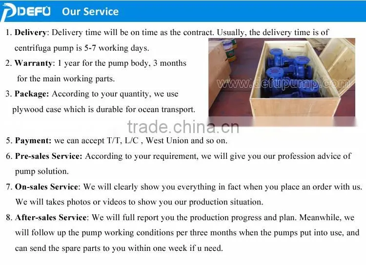 IHF 6 inches industrial water pump for sale