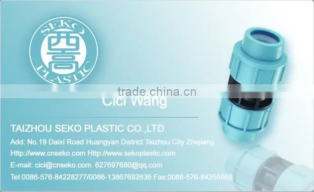 ISO PP pipe fitting for irrigation, PP compression elbow/PP Material Plastic Pipe Compression Fittings equal elbow