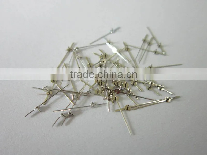 silver plating diamond cut watch hands without luminous