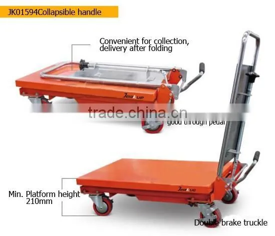 High quality mobile pedal scissor lifting platform for sale