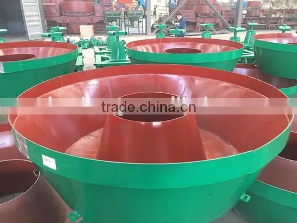 HUAHONG new type and good quality Lead edge runner wet pan mill to SUDAN