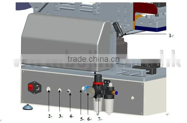 BJ-513 Semi-Automatic 0val Double Sides Labeling Machine