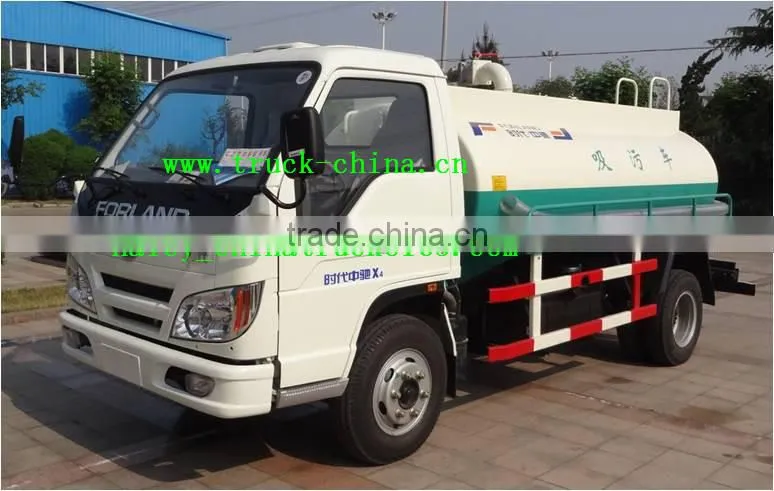 Multifunctional sewage suction tanker truck for wholesales
