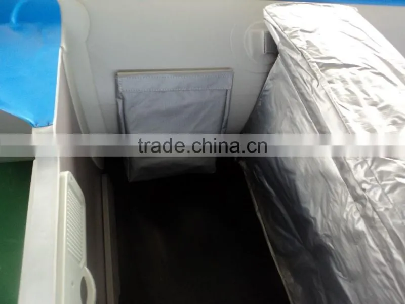 15.46ft 4.7m aluminum floor inflatable fishing boat