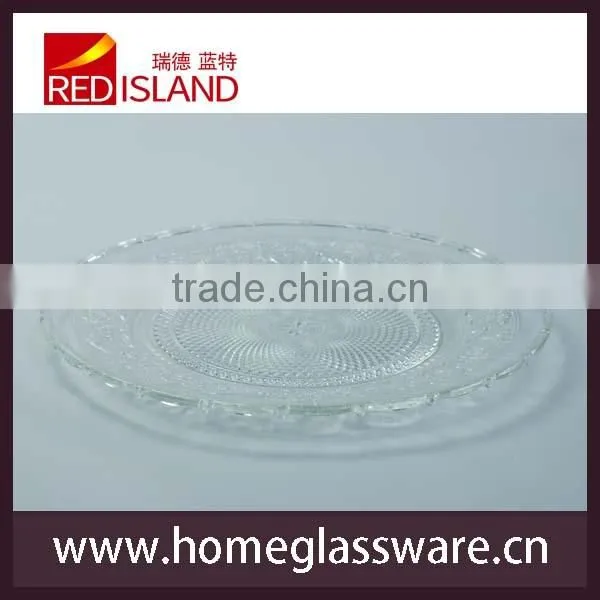 Glass plate set for Fruits Salad cold dishes