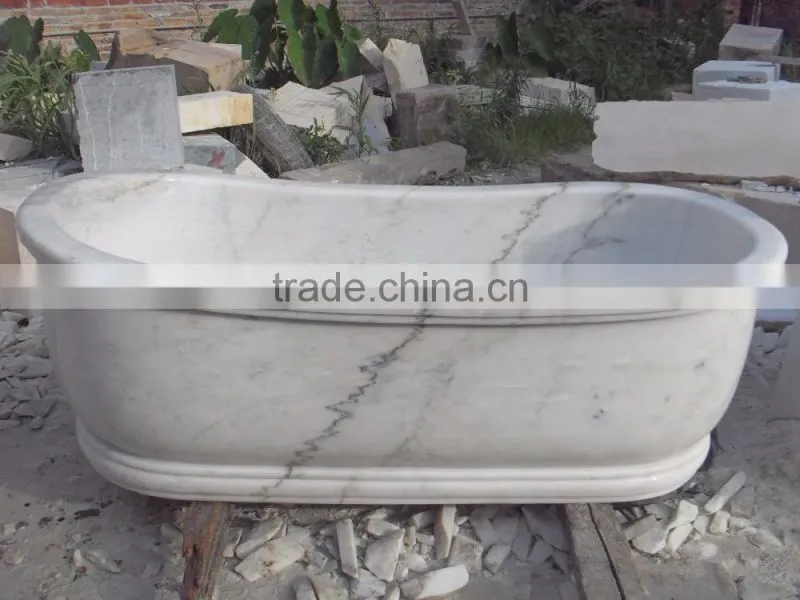 marble shower sink/white stone shower sink