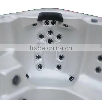 led lighting 5 seater 2 lounger 61 jets spa with overflow A611