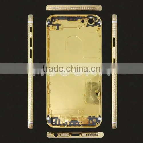 For iPhone 6s/6splus gold housing back cover replacement for iPhone6S,for iphone 6s gold housing