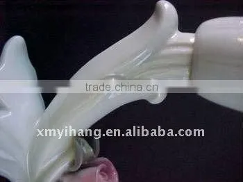 ceramic rose design wedding candelabra