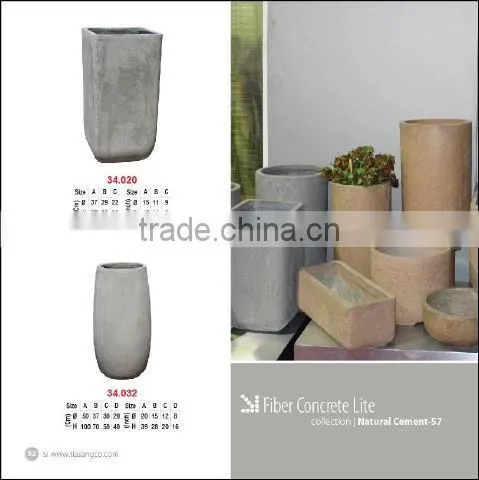Vietnam Large Fiberglass light weight flower pots and planter