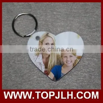 China Supplier Hot Sell Custom sublimation MDF keychain, Christmas keychain
