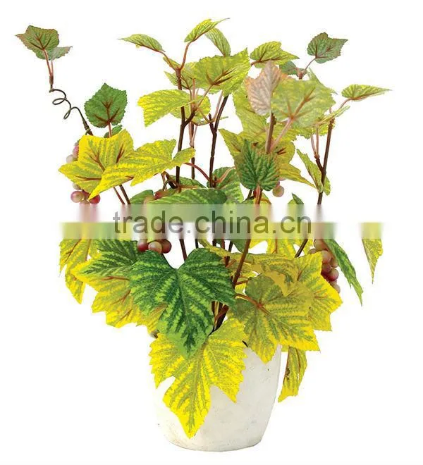 artificial 43cm arenaceous basin orchids bonsai HP606 ( plant bonsai flower / tree of DESTE )