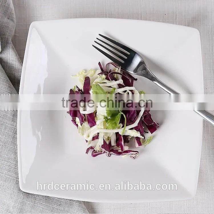 Hotel and restaurant White Ceramic plate Creative New design Dinner plates