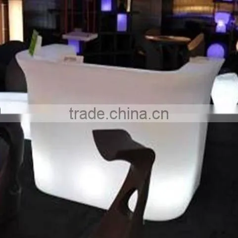 Moden fashion commerical growing beautiful lighting plastic LED counter with 16 colors change