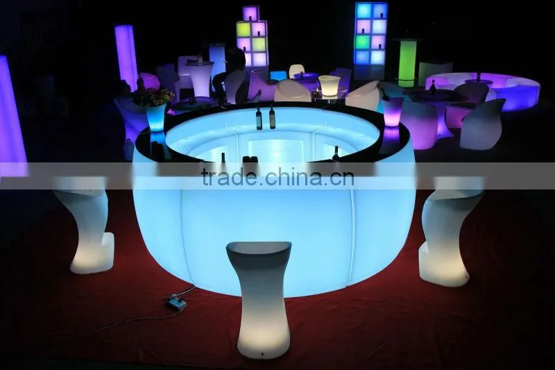 led bar counter/led bar table/led lighted furniture