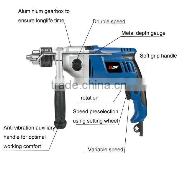 HS1007 double speed 16mm 1050W perforator