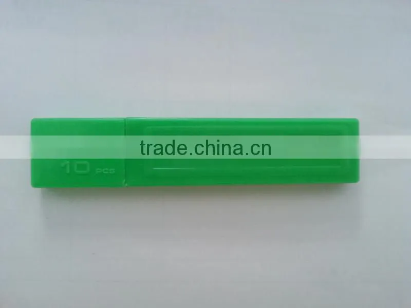 18mm Utility Knife Spare Blade with plastic case package