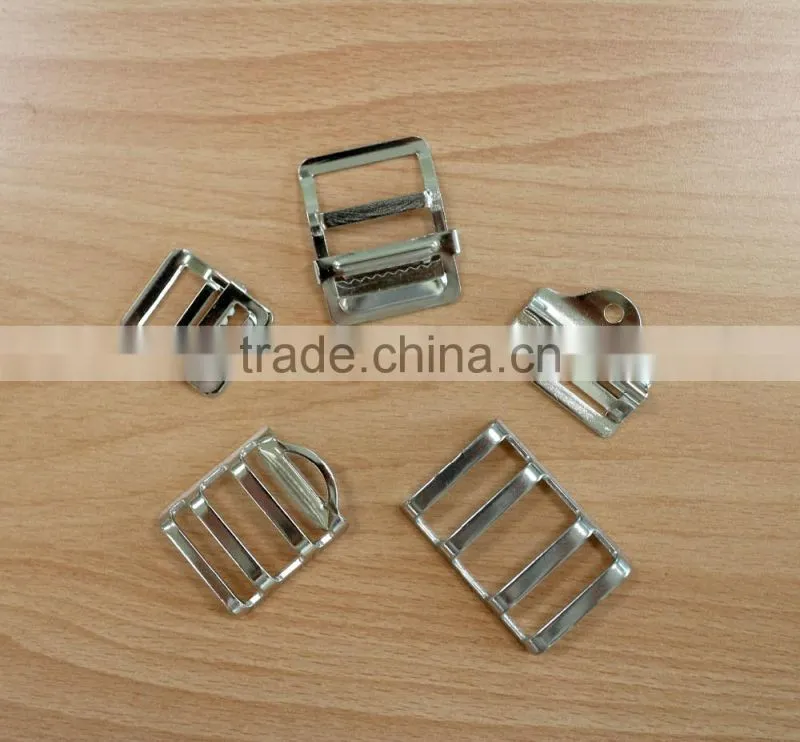 High Quality 1-1/2" Flip Top Garment cloth Metal Stamping Steel Military buckle Electro Black, witth Tip