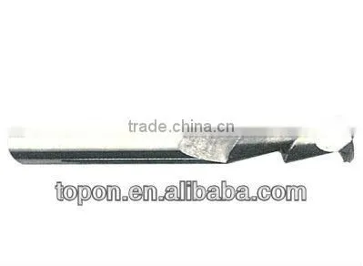 4mm 45HRC 2F solid carbide taper end mills for aluminum and plastic cutting
