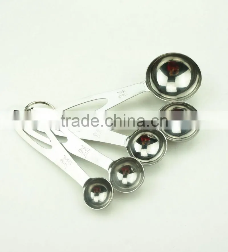 42141 5pcs Stainless Steel Nesting Measuring Cups and Spoons Set