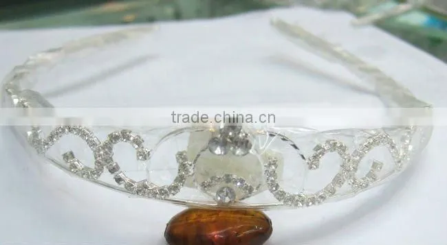 H1022-061 Fashion Rhinestone bridal Hair Jewelry Girls Tiaras