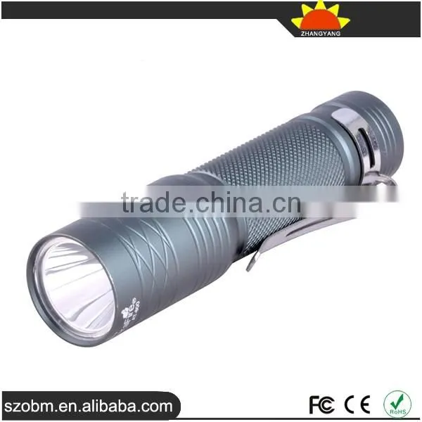 Wholesale Price XP-E LED 650 Lumens 3 Mode Tail Switch Aluminum LED Flashlight Torch
