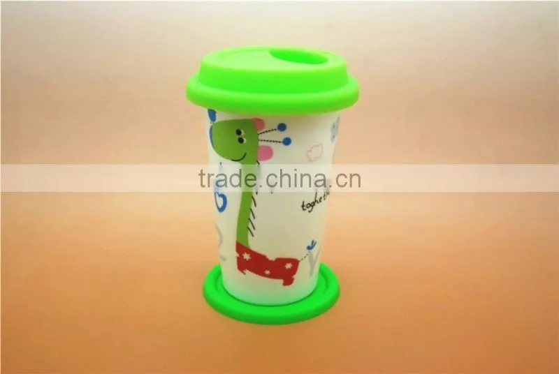 Trade assurance button shape design coffee cup pad tin coaster