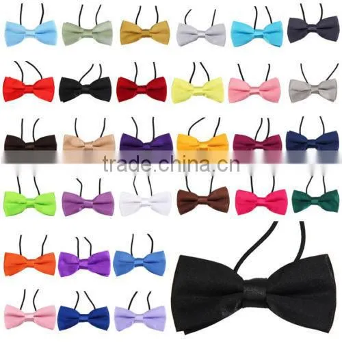 Satin fabric adjustable bow tie ribbon