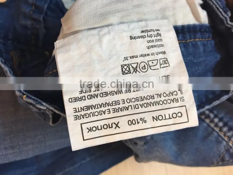 GZY Professional supplier stock jeans men top trousers