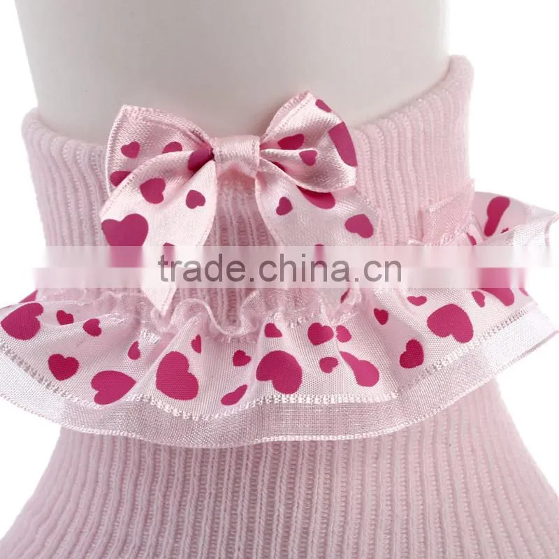 Cute breathable lace kids summer socks