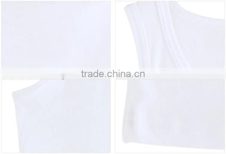Factory Provide Seamless Pain Color Mens Tank Top