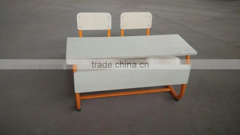 2016 new modern design hot selling double plywood Connected school set