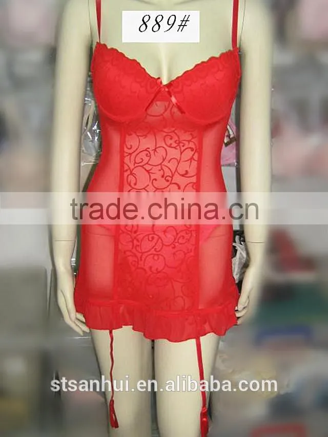 Sheer lingerie Ladies fashion striped lingerie shaper sexy underwear