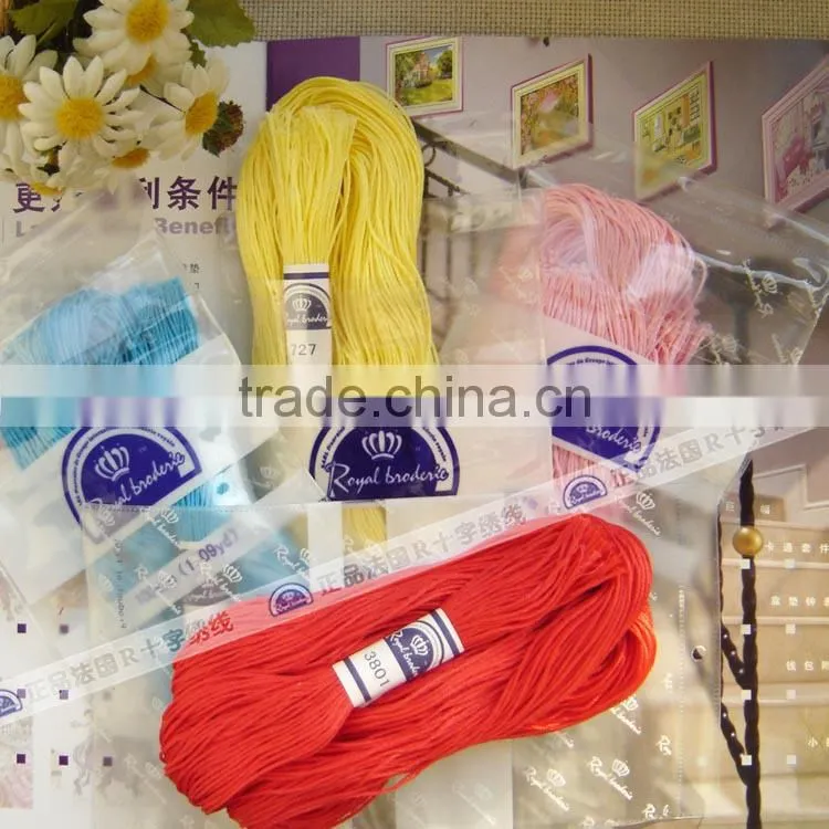 2016 Similar DMC egyptian cotton embroidery 447 colors cross stitch cotton thread
